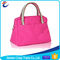 กระเป๋าผ้าใบสตรี Tote Bags สีชมพูโรแมนติกเหมาะสำหรับเป็นของขวัญส่งเสริมการขาย