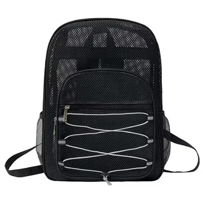 แฟชั่น นักศึกษา Unisex กระเป๋าเป้กระเป๋าสตางค์ Mesh กระเป๋าสตางค์โรงเรียน Summer Mesh กระเป๋าสตางค์หาด