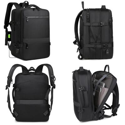 Compact Oxford Laptop Backpack LD9901 15.6 Inch Expandable Waterproof Commuter Daypack Custom Logo