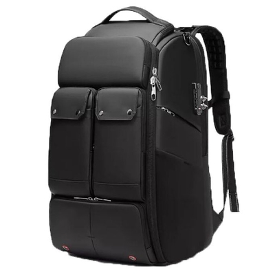 กระเป๋าใส่แล็ปท็อปสำนักงาน Oxford สีดำแบบกันน้ำขนาด 17 นิ้ว
