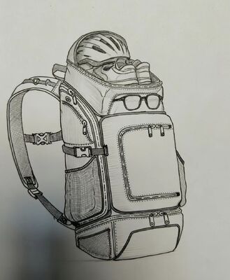 กระเป๋ากีฬากลางแจ้งสีที่กําหนดเอง ด้วยผ้าที่สามารถหายใจได้ และ 5 ห้องที่กว้างขวางสําหรับการเดินป่าและแคมป์