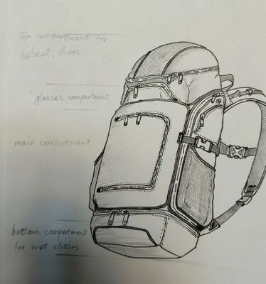 กระเป๋าเล่นกีฬา กระเป๋าเล่นกีฬากลางแจ้ง โพลีเอสเตอร์กันน้ำ สกรีนโลโก้ได้ เหมาะสำหรับยิม เดินป่า และท่องเที่ยว