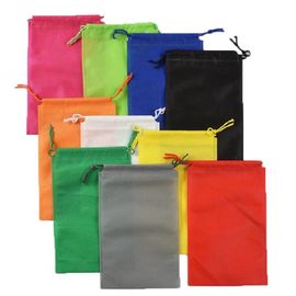 พิมพ์ถุงหิ้ว Drawstring ไม่ทอนำมาใช้ใหม่เป็นมิตรกับสิ่งแวดล้อม