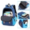 กระเป๋านักเรียนประถมไนลอน 600D แบบกำหนดเองพร้อมซับในโพลีเอสเตอร์