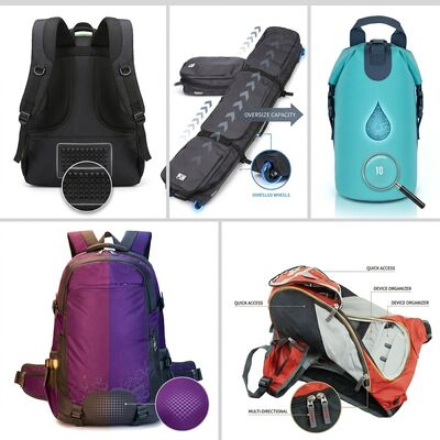 กระเป๋า Duffle สำหรับยิม ผ้าโพลีเอสเตอร์ 600D ทนทานพิเศษ พร้อมช่องใส่รองเท้าแบบมีรูระบายอากาศ ความจุขนาดใหญ่สำหรับอุปกรณ์กีฬาเดินทาง